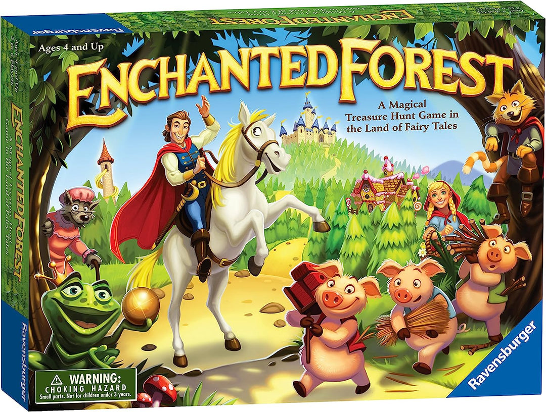 Ravensburger Enchanted Forest, klassisches Familienbrettspiel für Kinder ab 4 Jahren – magische Schatzsuche