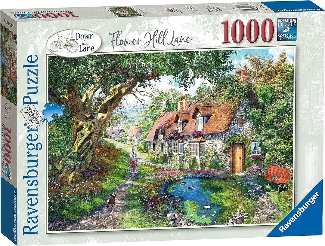 Ravensburger No.1 Flower Hill Lane 1000-teiliges Puzzle für Erwachsene und Kinder Ag