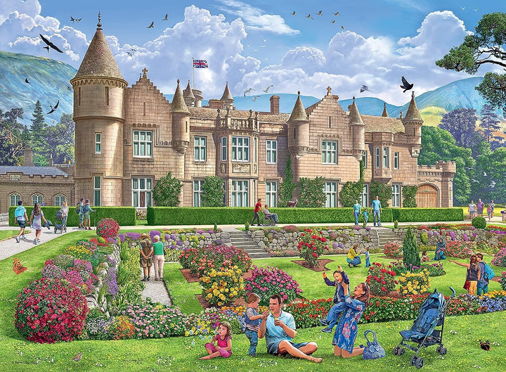 Ravensburger Happy Days Royal Residences 4X 500 Piece Jigsaw Puzzle for Adults & Kids