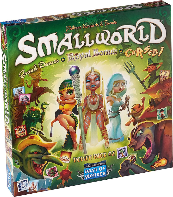 Days of Wonder DOW790024 Small World Race Collection: Cursed, Grand Dames &amp; Royal, Mehrfarbig