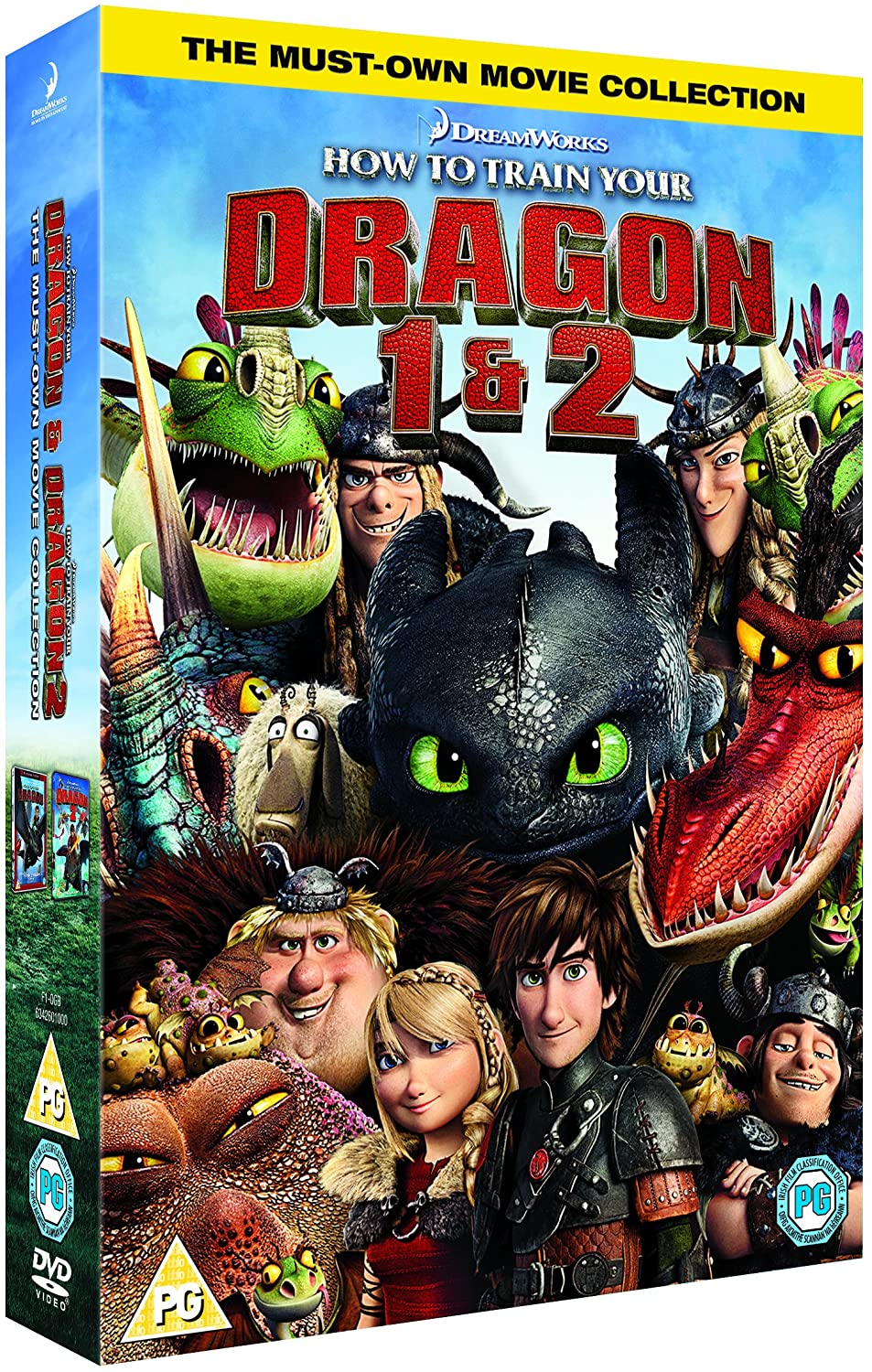 How To Train Your Dragon 1 &amp; 2 Box Set – Familie/Abenteuer [Blu-ray]