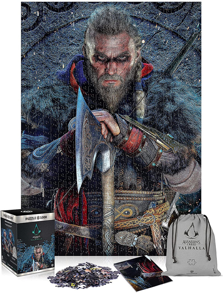 Assassin's Creed Valhalla Eivor | 1000-teiliges Puzzle | inklusive Poster und