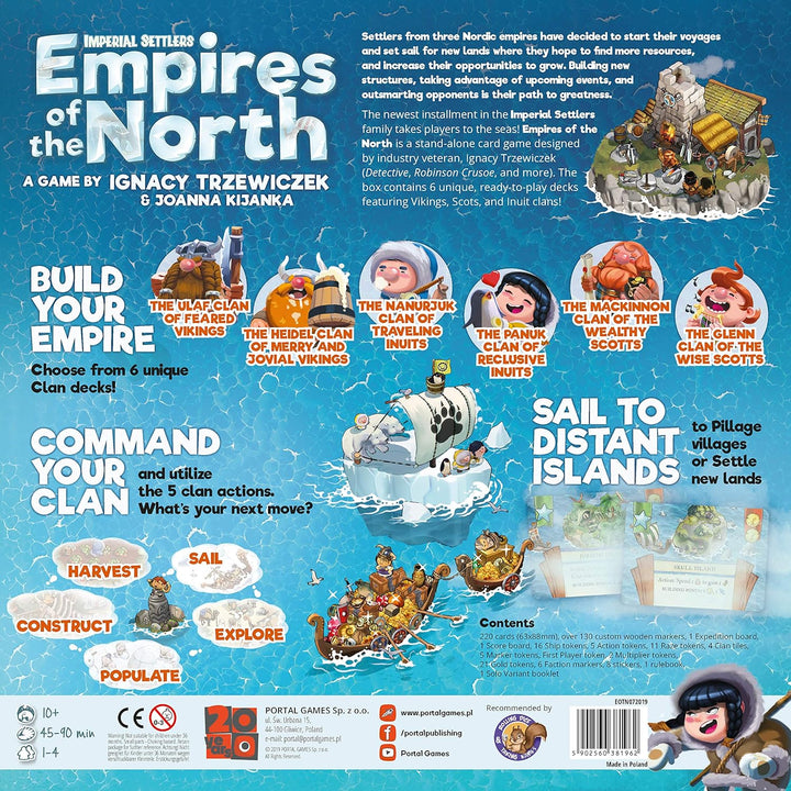 Portal Games POG023 Imperial Settlers: Empires of The North, gemischte Farben