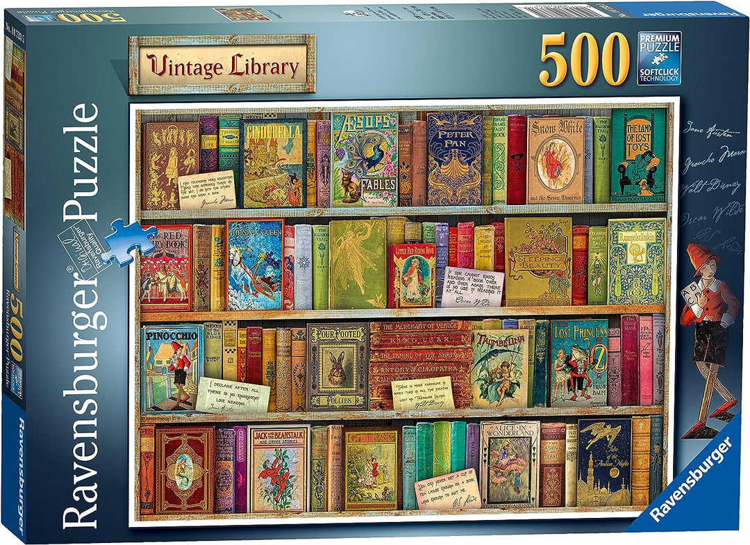 Ravensburger Vintage Library 500-teiliges Puzzle für Erwachsene und Kinder ab 10 Jahren