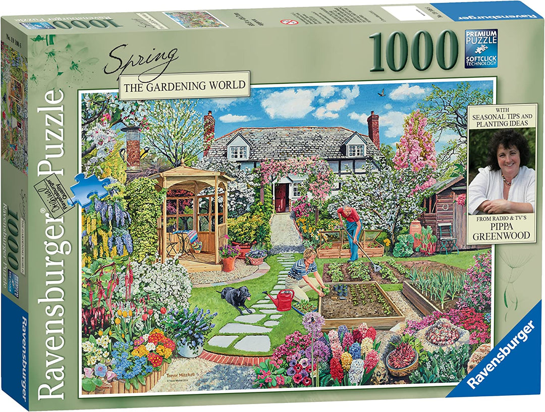 Ravensburger Gardening World Spring 1000 Piece Jigsaw Puzzles for Adults and Kids Age 12 Years Up