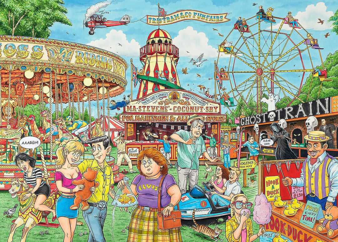 Ravensburger Best of British No.21 The Fairground 1000-teiliges Puzzle für A