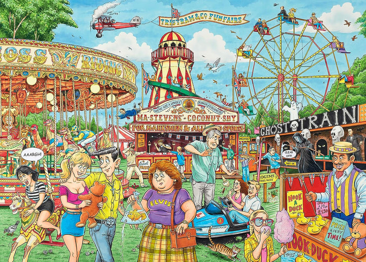 Ravensburger Best of British No.21 The Fairground 1000-teiliges Puzzle für A