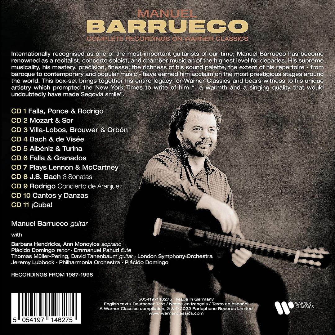 Manuel Barrueco – Komplette Aufnahmen auf Warner Classics [Audio-CD]