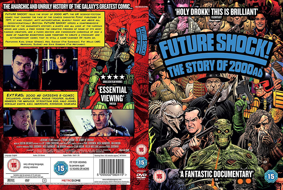 Future Shock! The Story Of 2000 AD - Comedy [DVD]