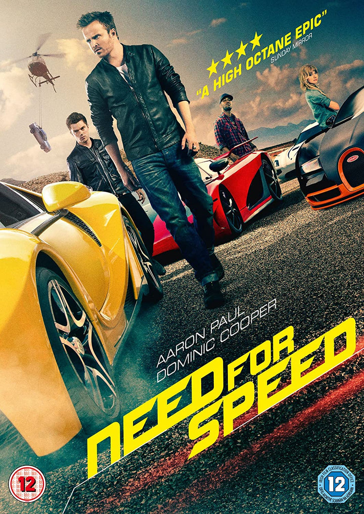 Need for Speed ​​[2014] – Action/Drama [DVD]