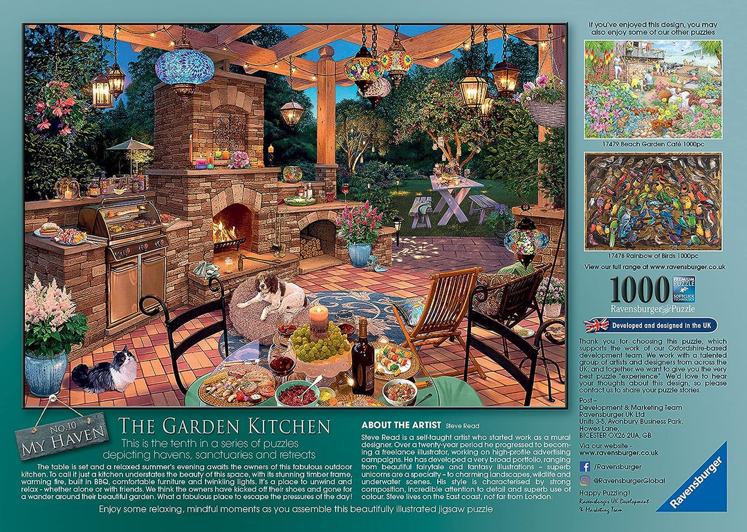 Ravensburger 17477 Haven No.10 The Garden Kitchen 1000-teiliges Puzzle für