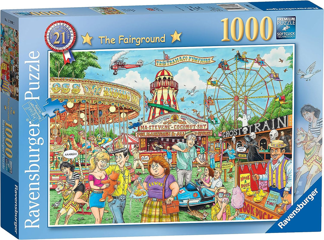 Ravensburger Best of British No.21 The Fairground 1000-teiliges Puzzle für A