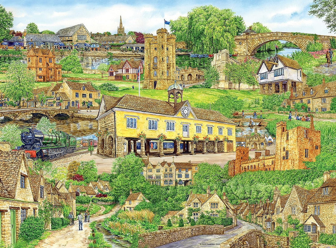 Ravensburger Escape to The Cotswolds 500-teiliges Puzzle für Erwachsene und Kinder A