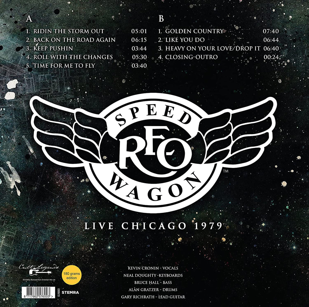 REO Speedwagon - REO Speedwagon - Live Chicago 1979 LP [Vinyl]