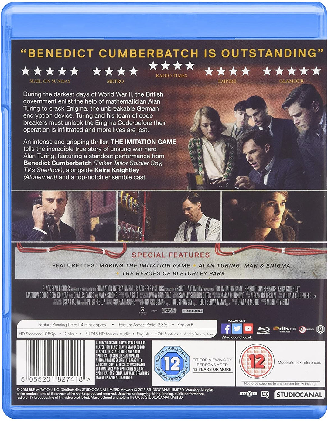 The Imitation Game – Krieg/Drama [Blu-ray]