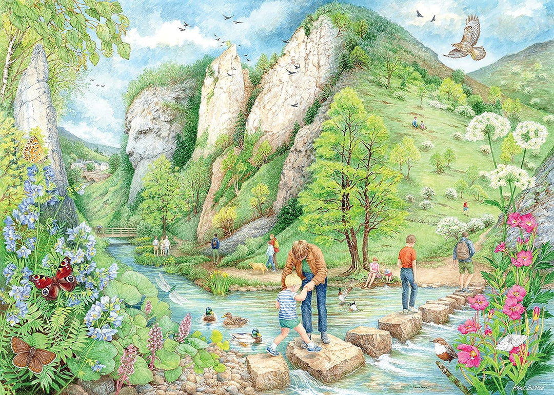 Ravensburger Dovedale, Walking World Nr. 2 1000-teiliges Puzzle für Erwachsene &amp;