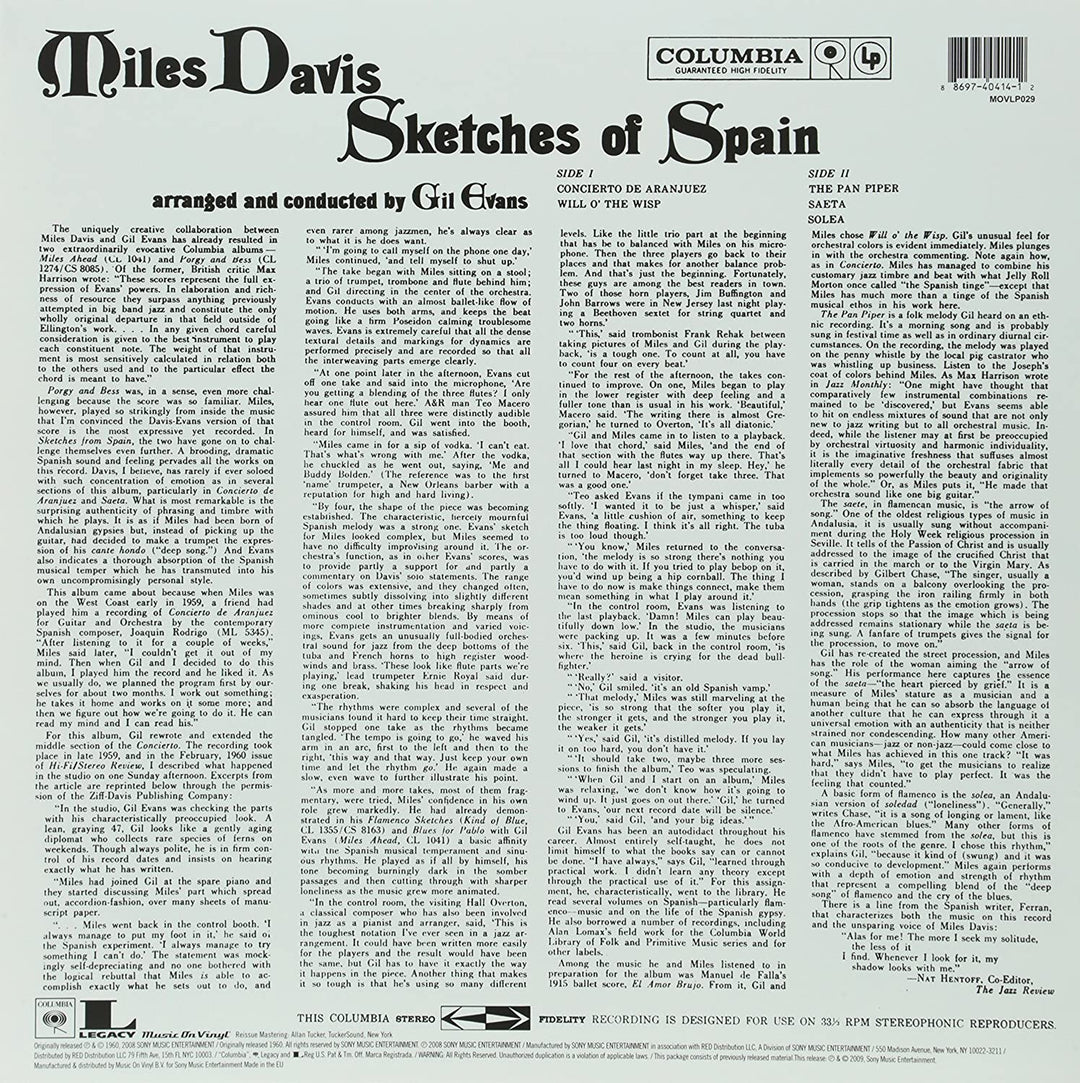 Miles Davis – Sketches Of Spain [VINYL]