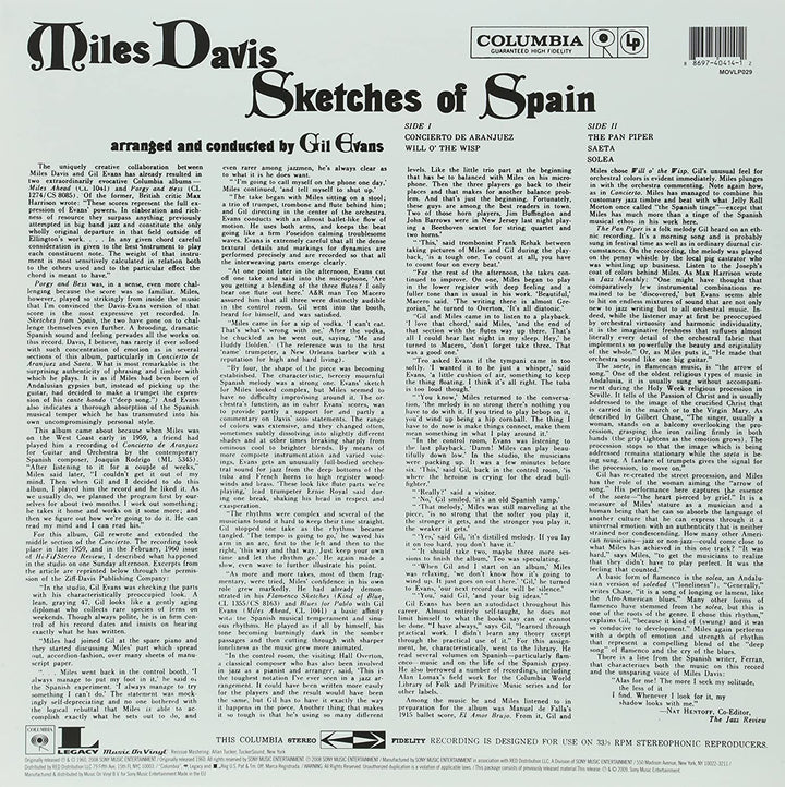 Miles Davis – Sketches Of Spain [VINYL]