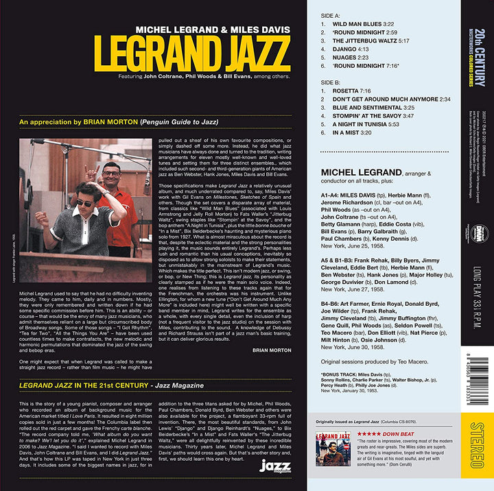 Michel Legrand – Legrand Jazz w/Miles Davis [Vinyl]