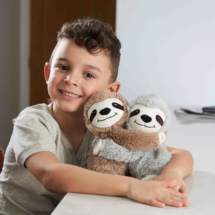 Warmies 9" Warm Hugs Sloths - Fully Heatable Soft Toy Scented with French Lavender