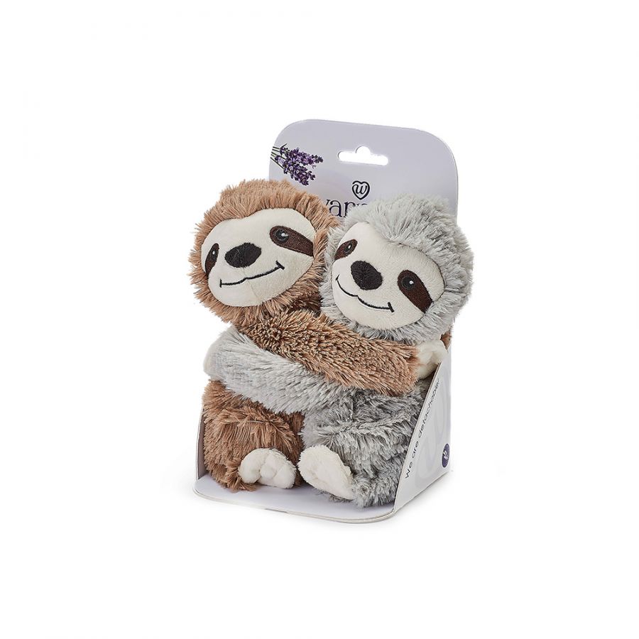 Warmies 9" Warm Hugs Sloths - Fully Heatable Soft Toy Scented with French Lavender