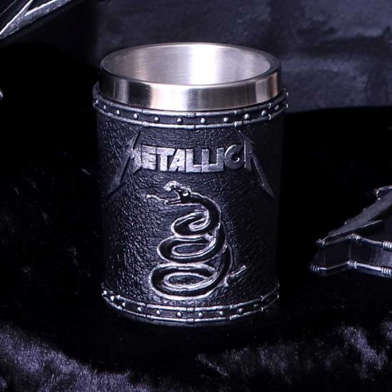 Nemesis Now offiziell lizenziertes Metallica Black Album Schnapsglas