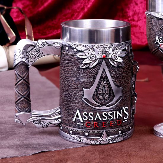 Offiziell lizenzierter Assassins Creed Brotherhood Brown Hidden Blade Game Humpen, Harz, 15,5 cm