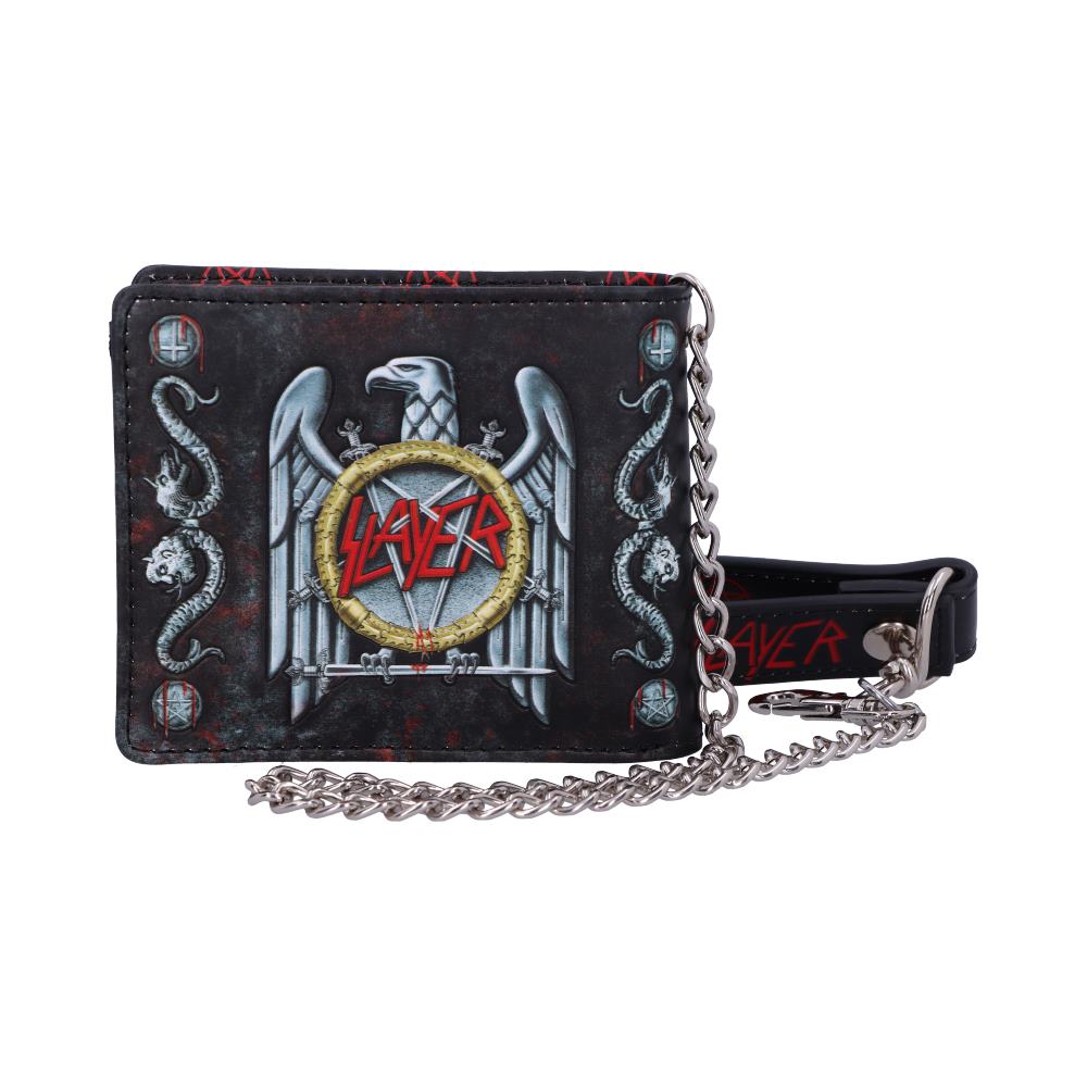 Nemesis Now offiziell lizenzierte Geldbörse mit geprägtem Slayer Eagle-Logo, Schwarz, 11 cm