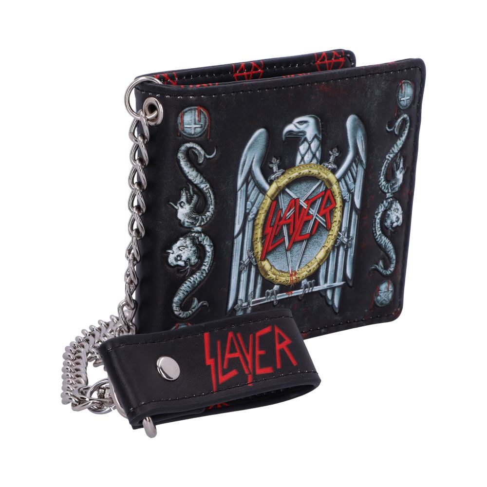 Nemesis Now offiziell lizenzierte Geldbörse mit geprägtem Slayer Eagle-Logo, Schwarz, 11 cm