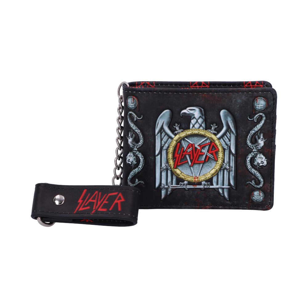 Nemesis Now offiziell lizenzierte Geldbörse mit geprägtem Slayer Eagle-Logo, Schwarz, 11 cm