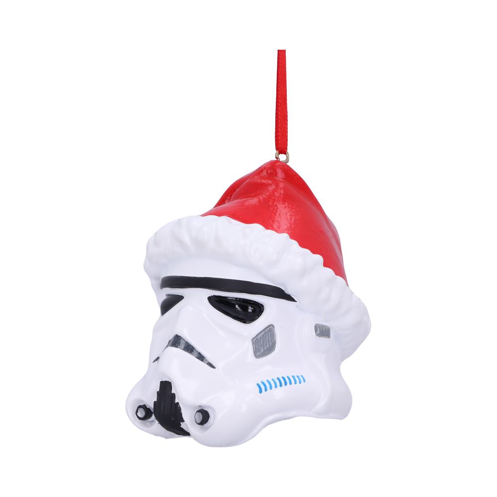 Nemesis Now Stormtrooper Weihnachtsmann-Mütze zum Aufhängen, 8,3 cm, Weiß