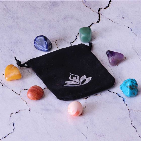 Nemesis Now Sacred Chakra Wellness Stones Kit, mehrfarbig, Einheitsgröße