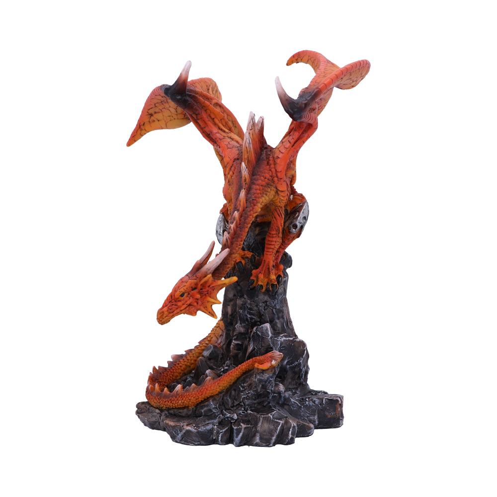 Nemesis Now Mikan Burnt Orange Dragon Figur, Polyresin, Einheitsgröße